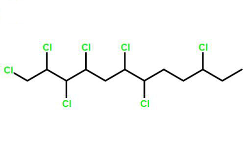 图为氯化石蜡化学结构式